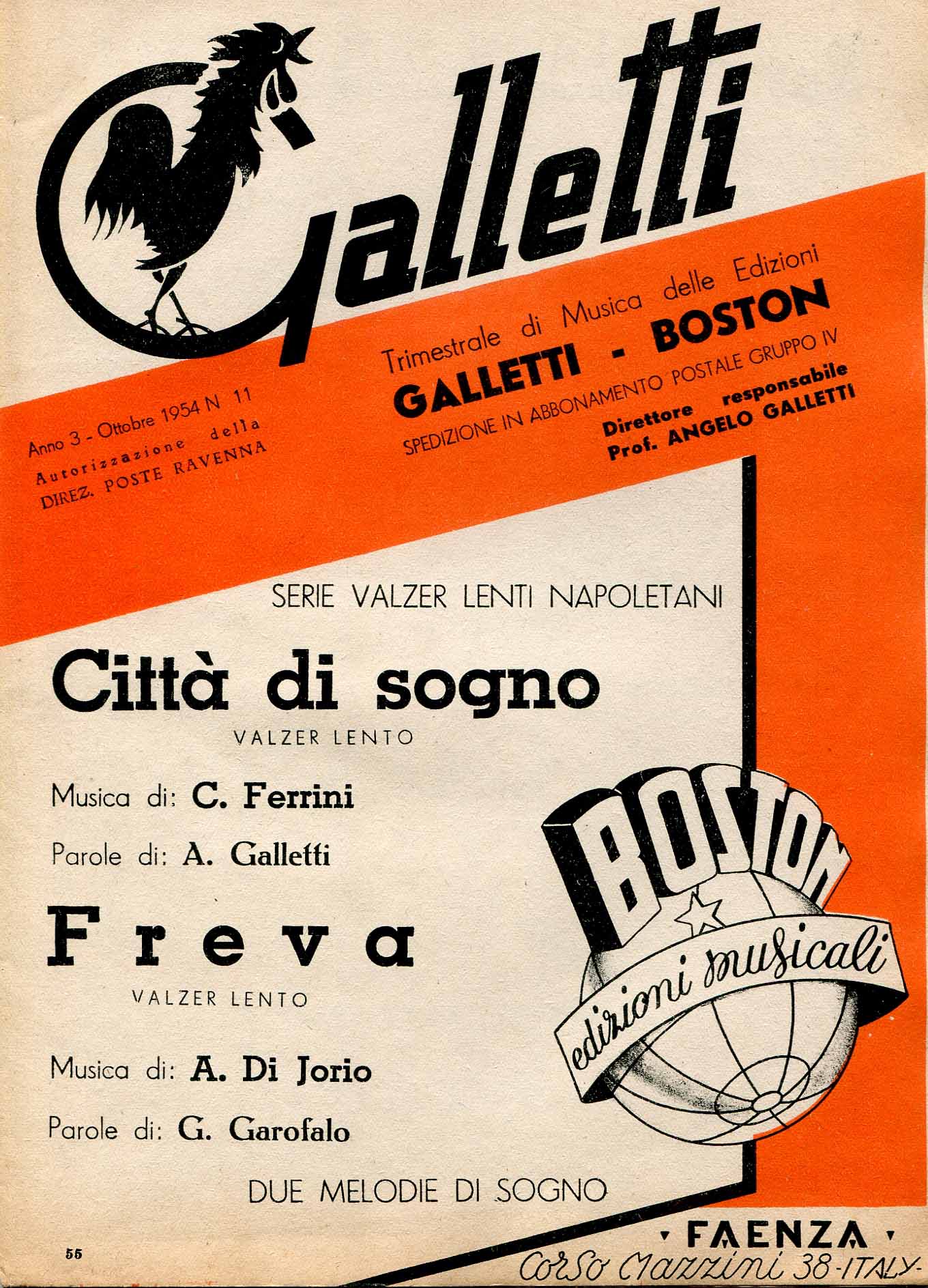 Città di sogno: canzone valzer lento
